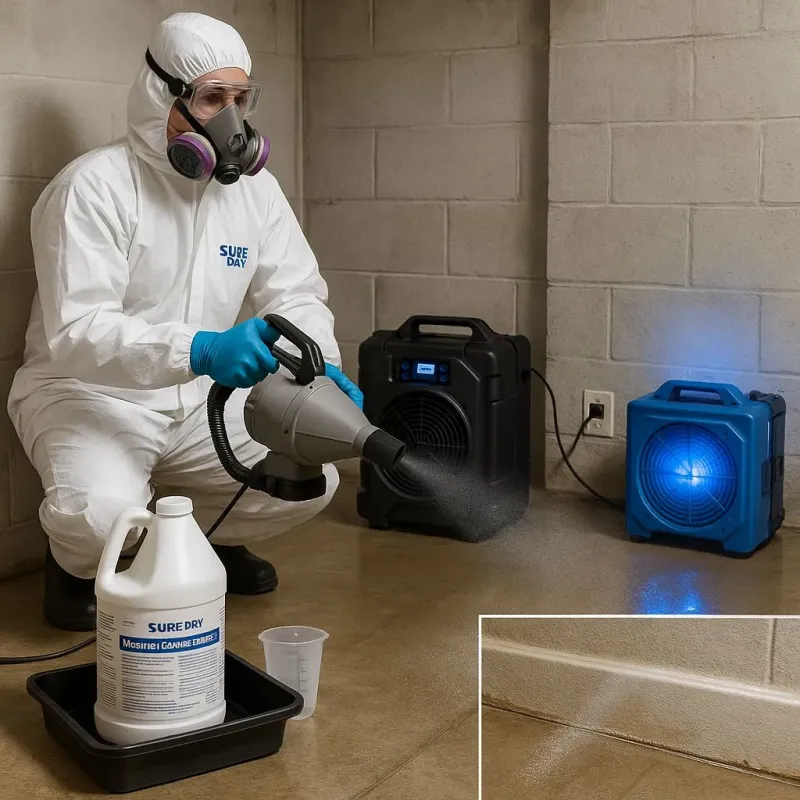 Sanitization and Odor Removal process in Chesapeake, WV